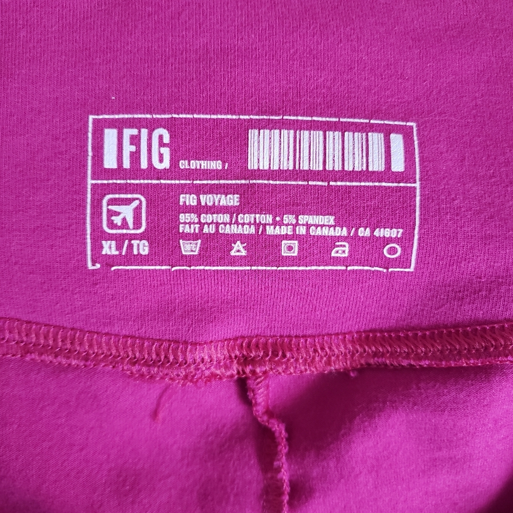 Fig Clothing Voyage Bel Skirt Dark Pink Size XL - Picture 4 of 4